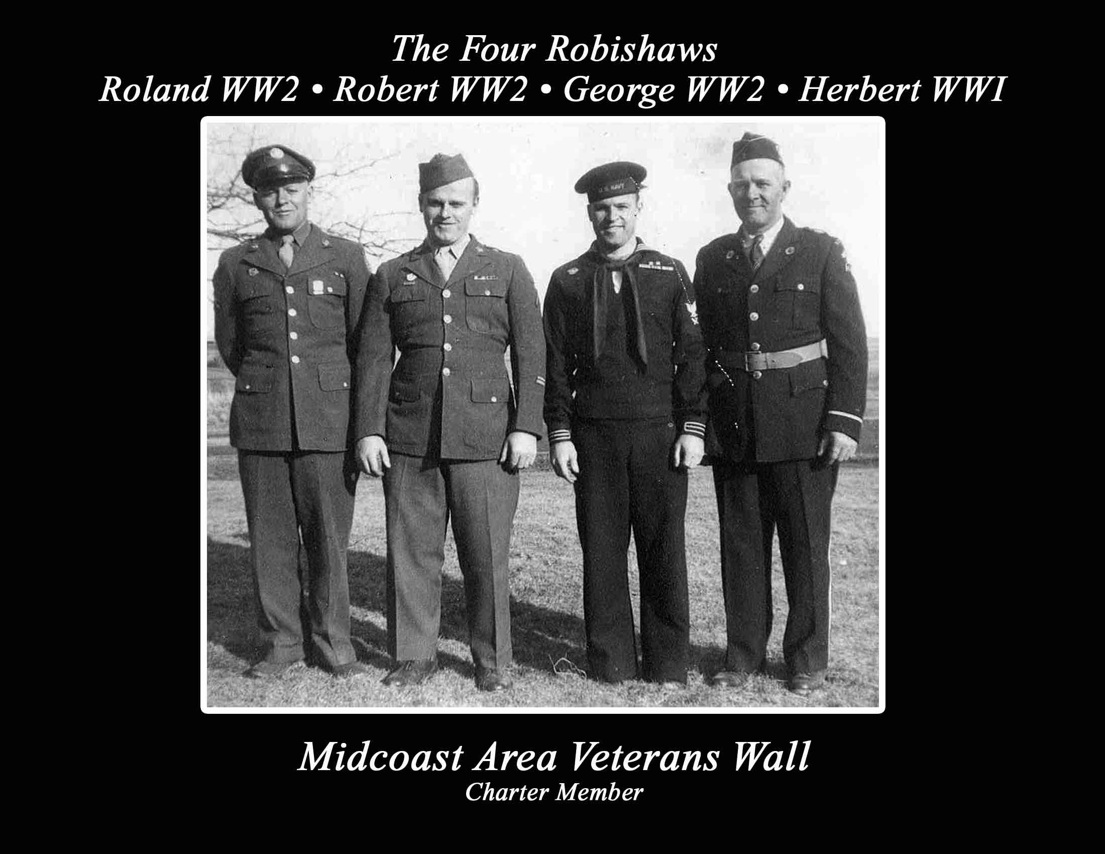 Robishaw, Roland, Robert, George, Herbert