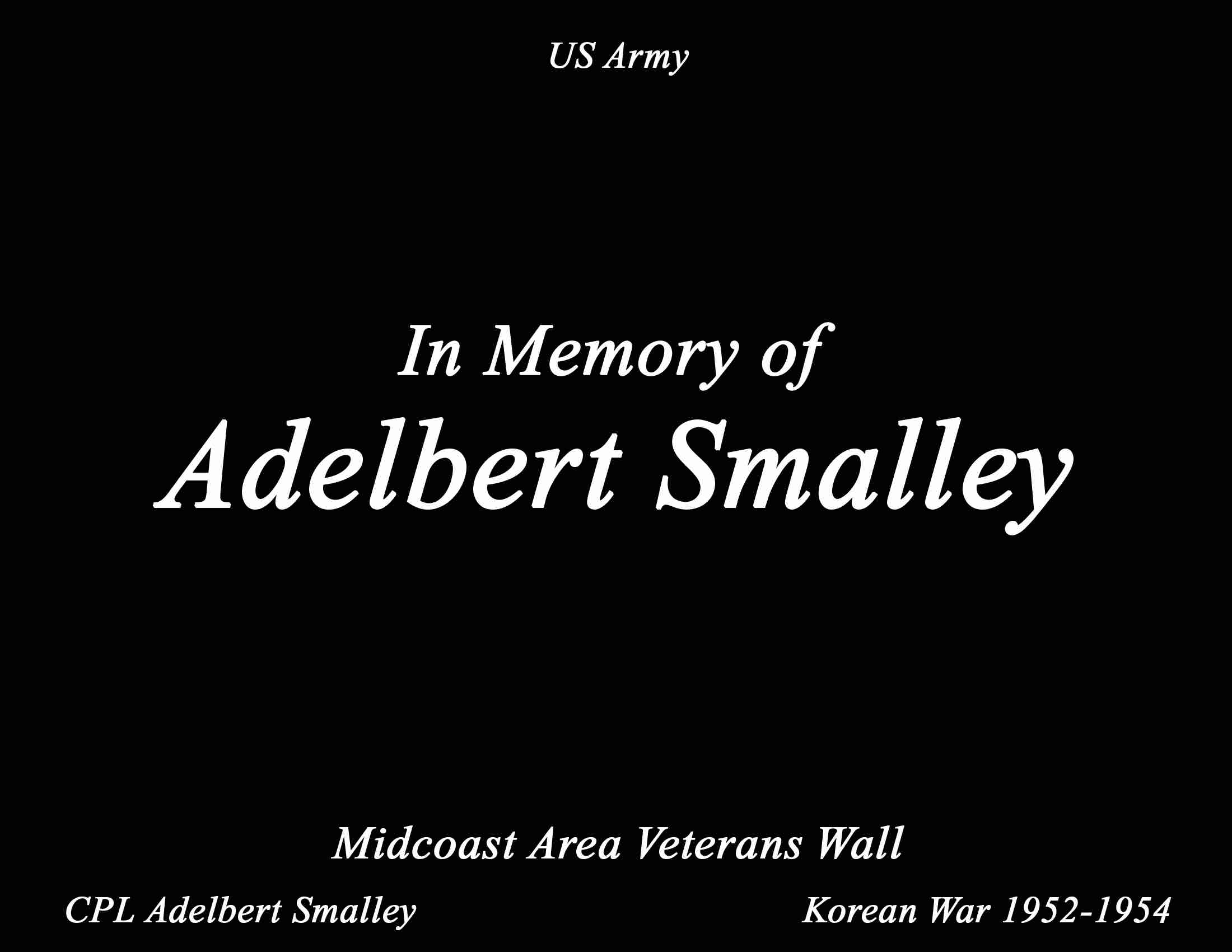 Smalley, Adelbert